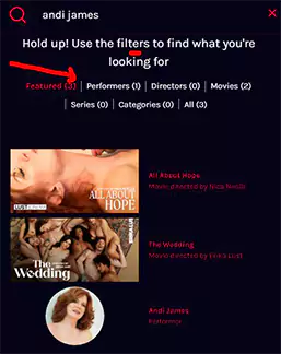 Lustcinema Search Filters