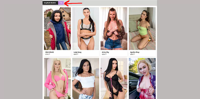 Sexyhub Models List